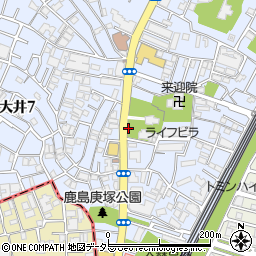 鹿嶋公衆トイレ周辺の地図