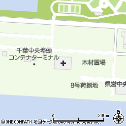 千葉県千葉市中央区中央港1丁目154周辺の地図