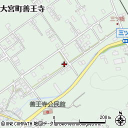 京都府京丹後市大宮町善王寺171周辺の地図