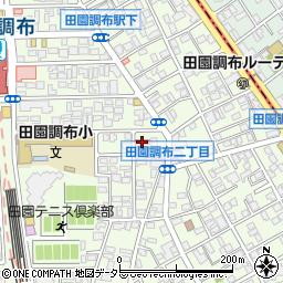 東京都大田区田園調布2丁目34-22周辺の地図