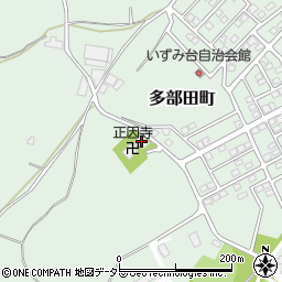 正因寺周辺の地図