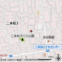 神奈川県相模原市緑区二本松3丁目4-19周辺の地図