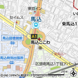 松原橋公衆トイレ周辺の地図