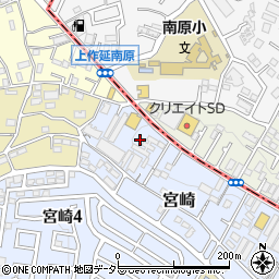 神奈川県川崎市宮前区宮崎668周辺の地図