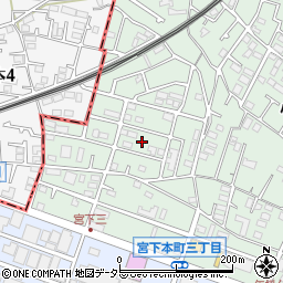 神奈川県相模原市中央区宮下本町3丁目46周辺の地図