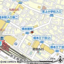 シダックス相模原橋本駅前クラブ周辺の地図