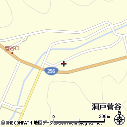 岐阜県関市洞戸菅谷362周辺の地図