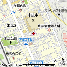 千葉市武道館周辺の地図