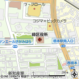 神奈川県相模原市緑区周辺の地図