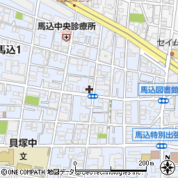 日本物理探鑛　本社周辺の地図