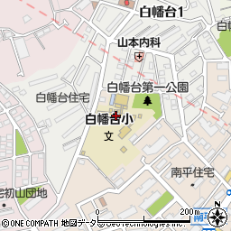 川崎市立白幡台小学校周辺の地図