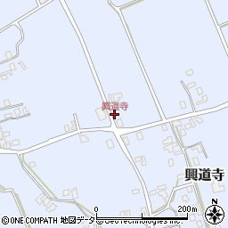 興道寺周辺の地図
