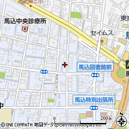 東京都大田区中馬込2丁目10-5周辺の地図