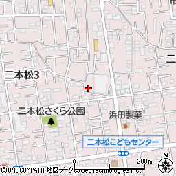 神奈川県相模原市緑区二本松3丁目1-27周辺の地図