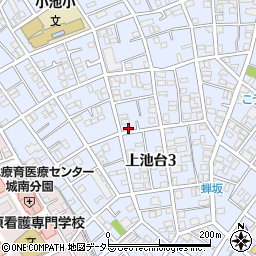 東京都大田区上池台3丁目23-10周辺の地図