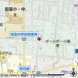 山梨県出先機関　山梨県リニア用地事務所・用地第一担当周辺の地図