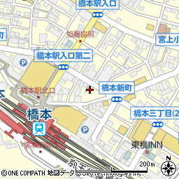 神奈川県相模原市緑区橋本3丁目27周辺の地図