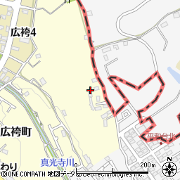 東京都町田市広袴町475周辺の地図