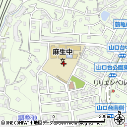 神奈川県川崎市麻生区上麻生4丁目39周辺の地図