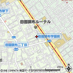 東京都大田区田園調布2丁目36周辺の地図