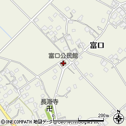 富口公民館周辺の地図