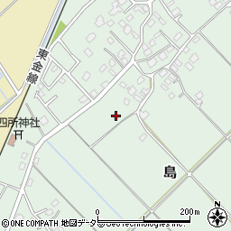千葉県山武市島673周辺の地図