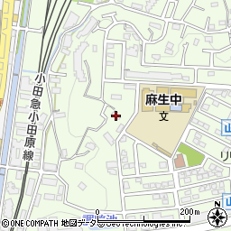 神奈川県川崎市麻生区上麻生4丁目54-1周辺の地図