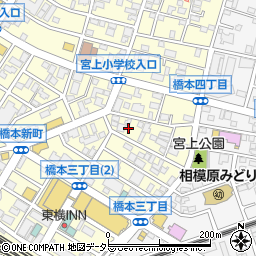 神奈川県相模原市緑区橋本3丁目10周辺の地図