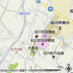 名子児童館周辺の地図