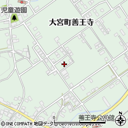 京都府京丹後市大宮町善王寺454-21周辺の地図
