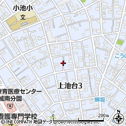 東京都大田区上池台3丁目23周辺の地図