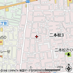 神奈川県相模原市緑区二本松3丁目43-3周辺の地図