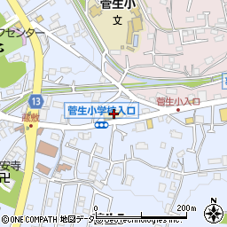 イエローハット菅生店周辺の地図