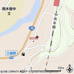 長野県南木曽町（木曽郡）南栄町周辺の地図