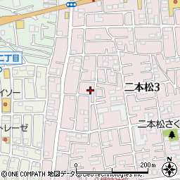 神奈川県相模原市緑区二本松3丁目43-7周辺の地図
