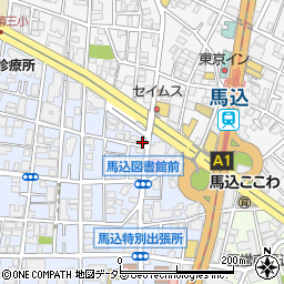 東京都大田区中馬込2丁目17-7周辺の地図