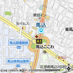 マルエツプチ馬込駅前店周辺の地図