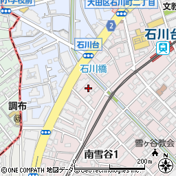 東京都大田区南雪谷1丁目1周辺の地図
