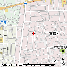 神奈川県相模原市緑区二本松3丁目43-2周辺の地図