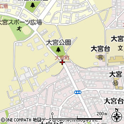 大宮町周辺の地図