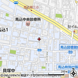 ライズステージ馬込周辺の地図