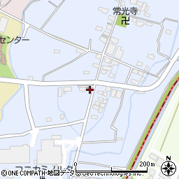 山梨県中央市極楽寺1322-2周辺の地図
