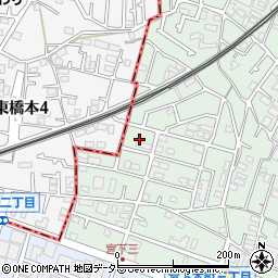 神奈川県相模原市中央区宮下本町3丁目51周辺の地図