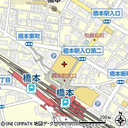 相模原市緑区橋本駅連絡所周辺の地図