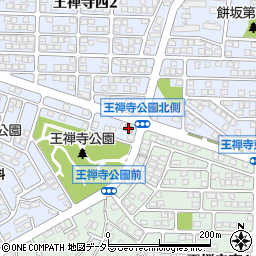 ファミリーマート王禅寺西店周辺の地図