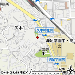 寿司こん平周辺の地図