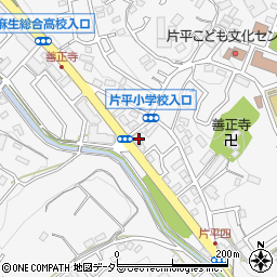 神奈川県川崎市麻生区片平6丁目周辺の地図