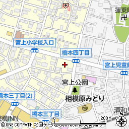 神奈川県相模原市緑区橋本3丁目8周辺の地図