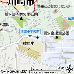 ブルーハイム菅生周辺の地図