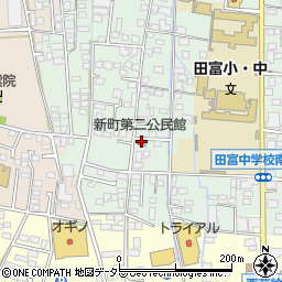 新町第二公民館周辺の地図